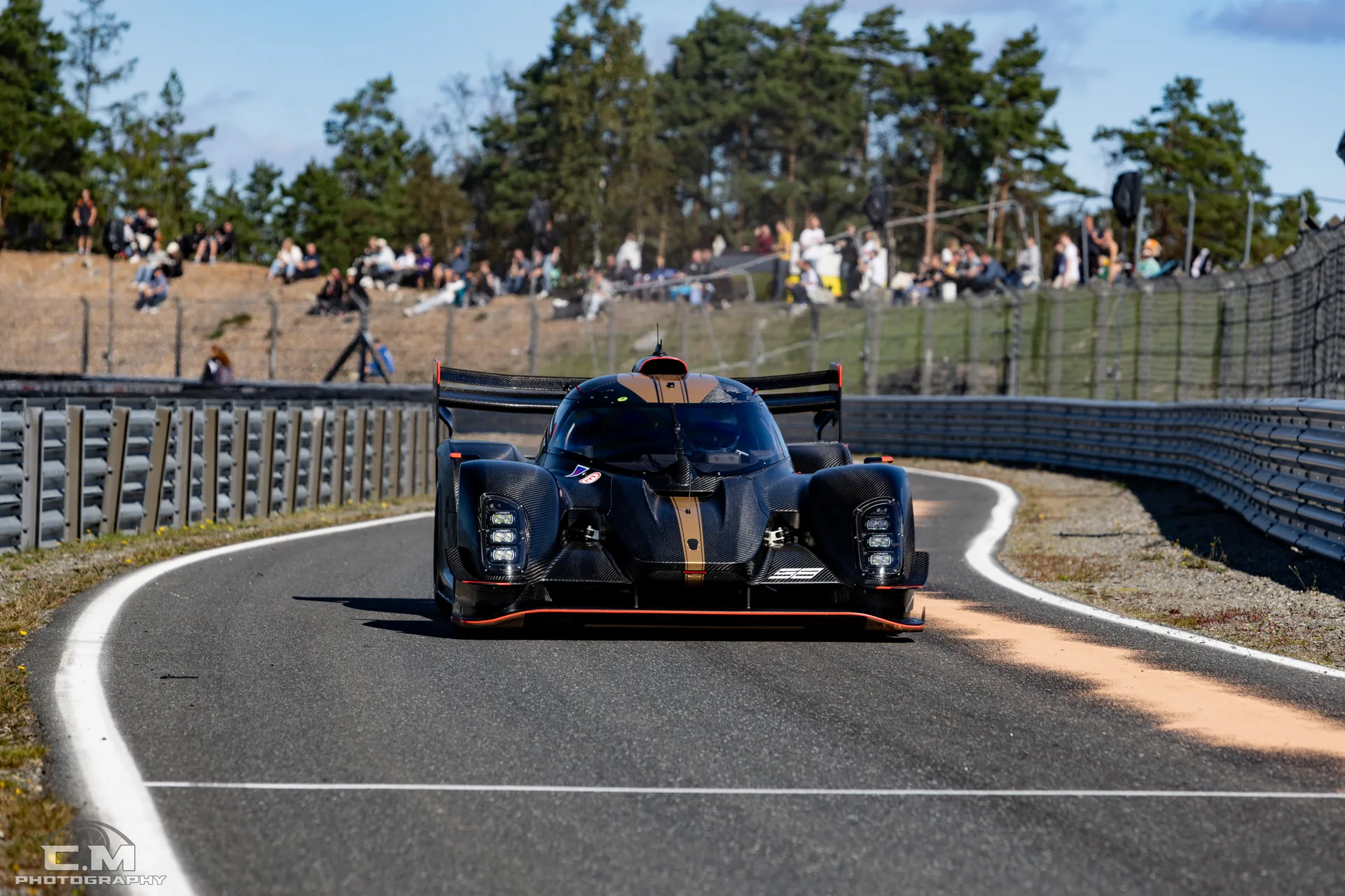 Kalana entering the pitlane at Rudskogen