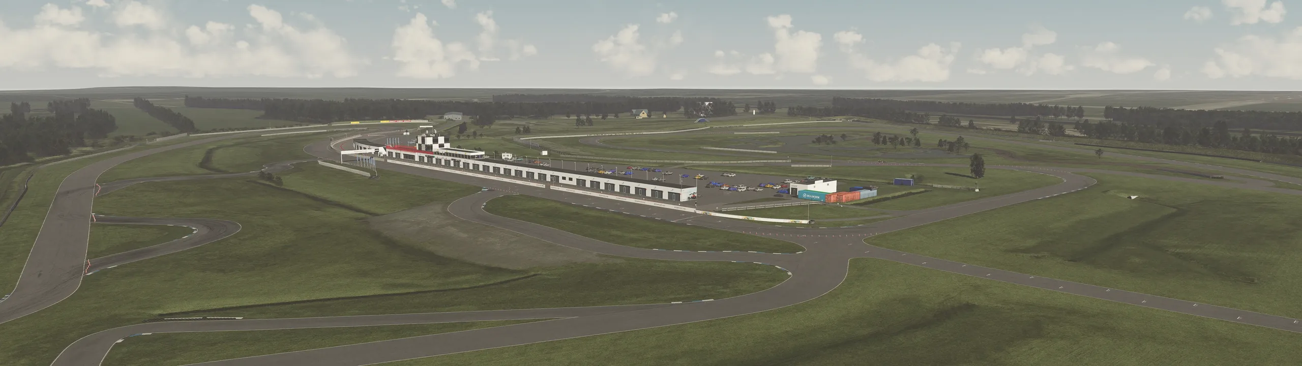 Oldbac Kalana on Porsche Ring in Assetto Corsa simulation
