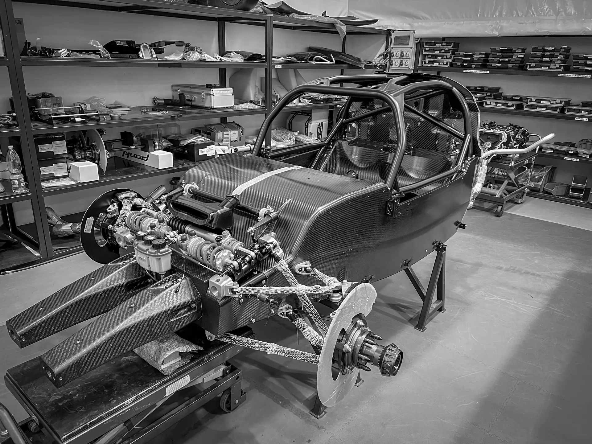 Monocoque construction at MAT, Italy