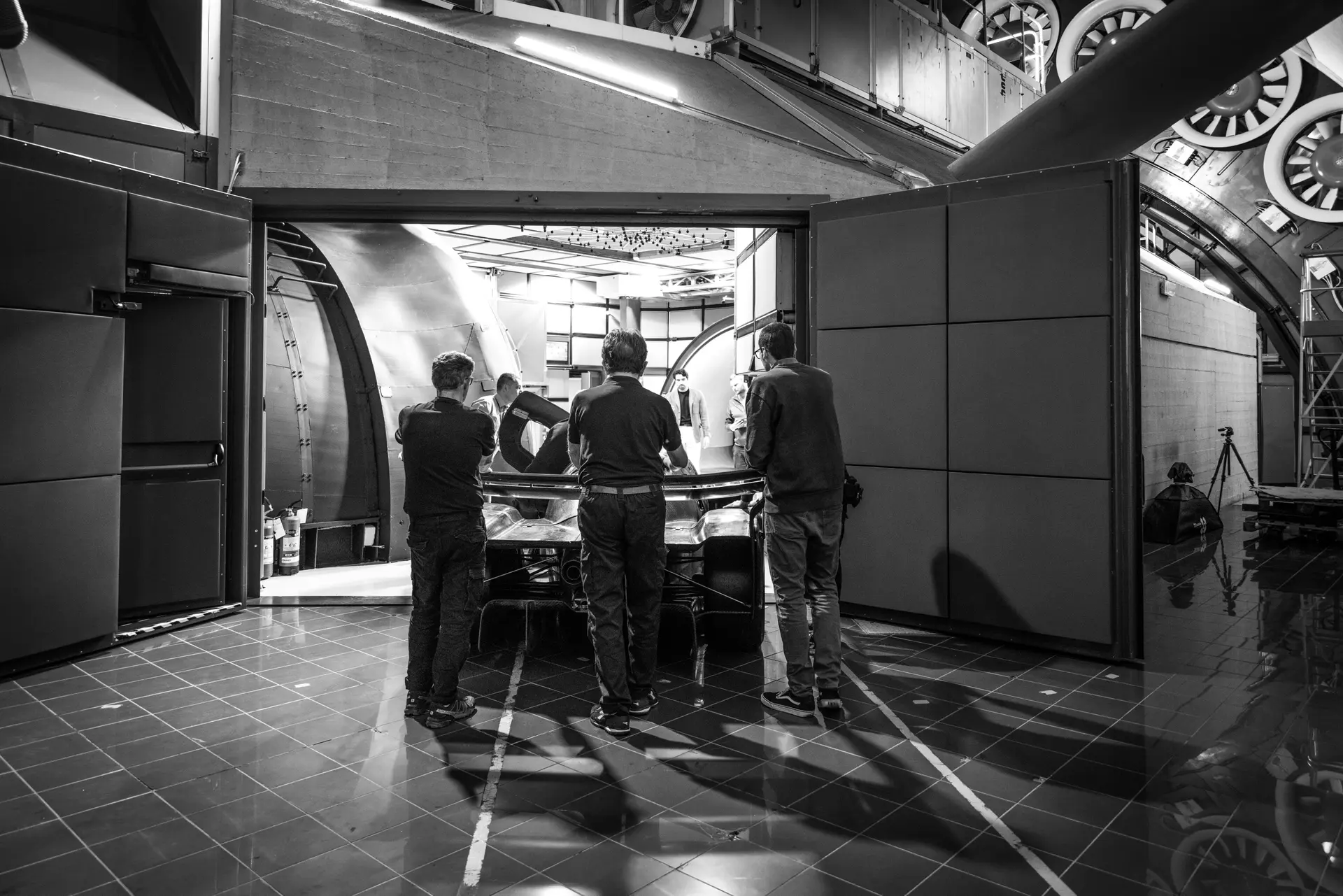 Kalana in the Pininfarina Wind Tunnel, Torino