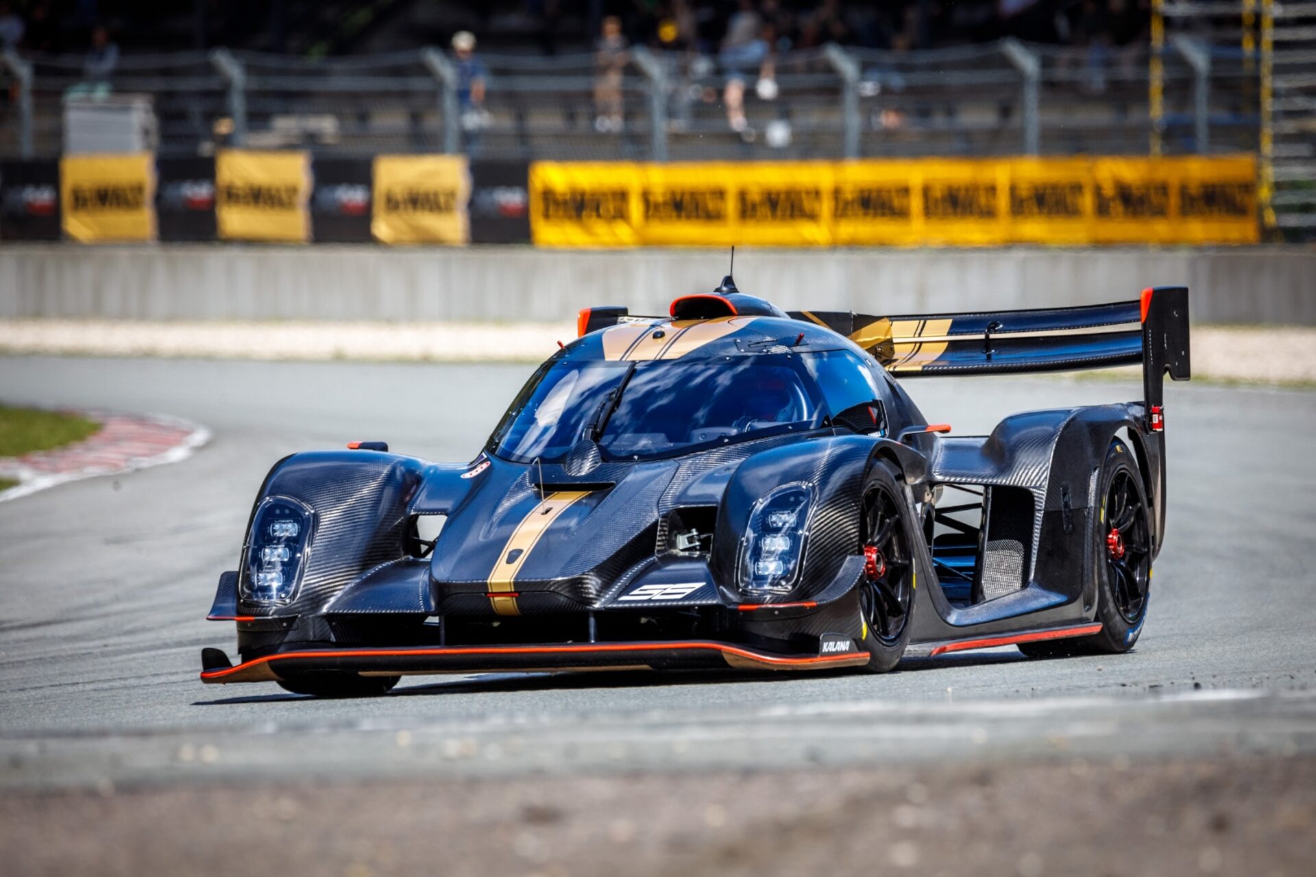 Kalana at speed through Bikernieki Circuit