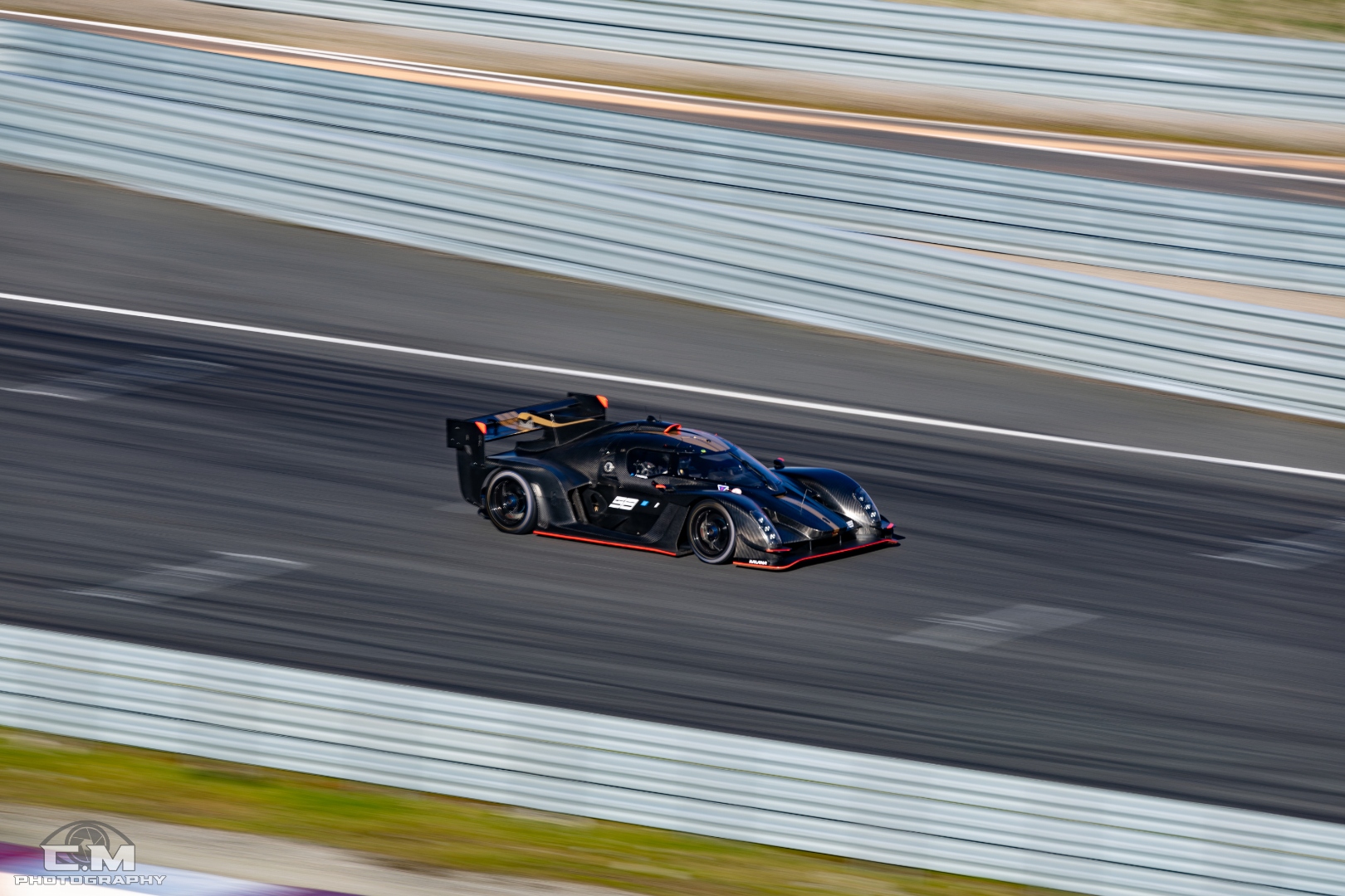 Kalana at speed on Rudskogen circuit